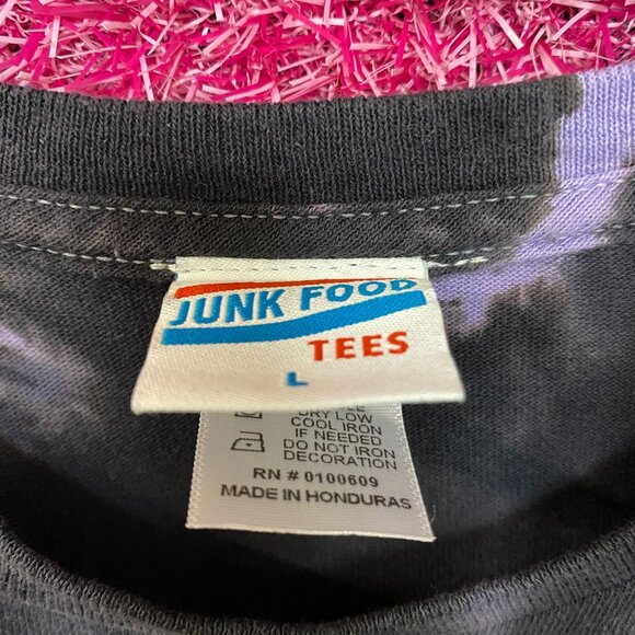 DC Batman Logo Graphic Design Tie Dye T-Shirt Large - Picture 4 of 5